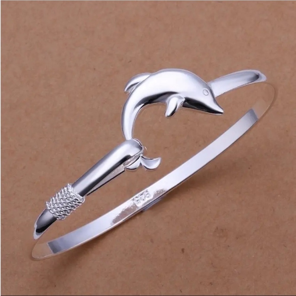 Sterling Silver Dolphin Bracelet